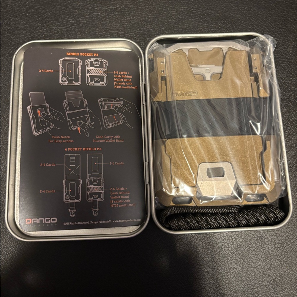 Dango Tactical Wallet in Tan and Black